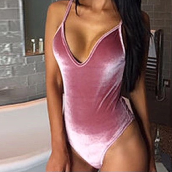 Other - Pink Velvet Swimsuit